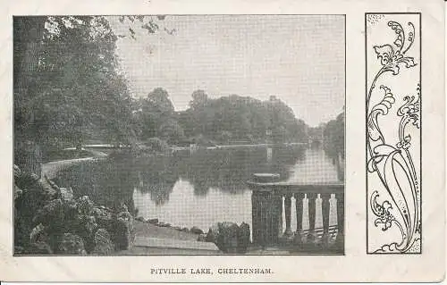 PC23880 Pitville Lake. Cheltenham