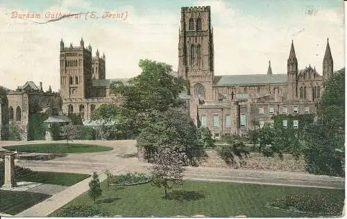 PC24010 Durham Cathedral. S. Vorne. Valentinstag. 1908