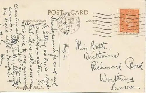 PC26554 Westfront. Sandringham. Tiefdruck. Nr 7. 1944