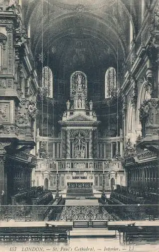 PC23826 London. St. Pauls Kathedrale. Innenraum. LL. Nr. 157. 1912