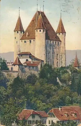 PC30287 Thun. Das Schloss. 1908