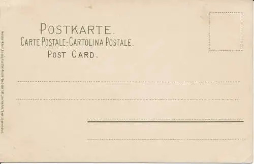 PC28417 Alte Postkarte. Schwäne und Wassermühle. Meissner und Buch