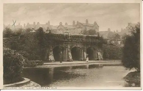 PC25023 Greenhead Park Lake. Huddersfield