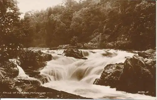 PC26473 Falls of Tummel. Pitlochry. Valentinstag. Nr 92049. RP