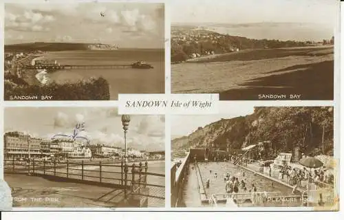 PC27875 Sandown. Isle of Wight. Multi-View. Judges Ltd. 1960