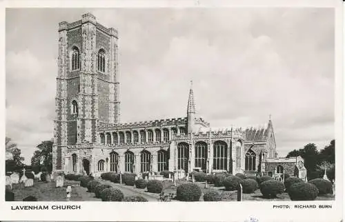 PC28498 Lavenham Church. Richard Burn. RP