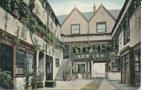 PC26136 New Inn Hotel. Gloucester. Valentinstag. 1905