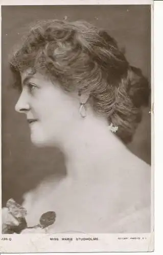 PC23577 Miss Marie Studholme. Drehbar. Nr. 226 Q. 1917