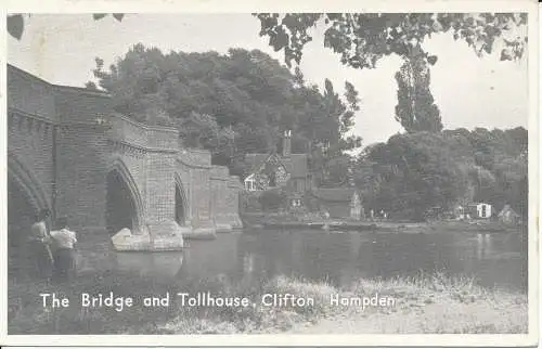 PC25401 The Bridge and Mauthouse Clifton. Hampden. T.V. A. P.Nr. 1238. 1953
