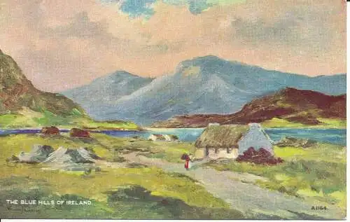 PC26030 The Blue Hills of Ireland. Valentinstag. Nr A 1164