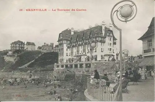 PC28353 Granville. La Terrasse du Casino. Nr 58