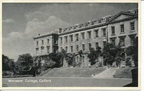 PC26450 Worcester College. Oxford. T.V. A. P.Nr. 1330. 1954