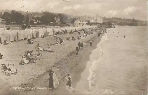 PC24790 Badetens. Paignton. Welch. 1918