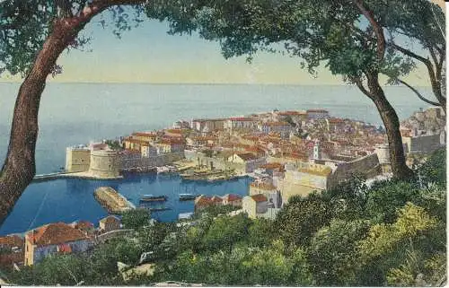 PC27985 Dubrovnik. Ragusa. J. Tosovic. Nr. 142