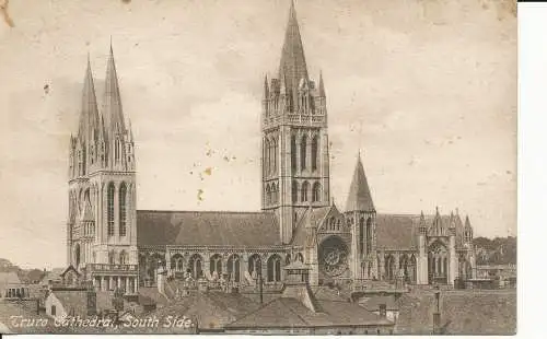 PC30681 Truro Cathedral. Südseite. Frith. Nr 23949A. 1918