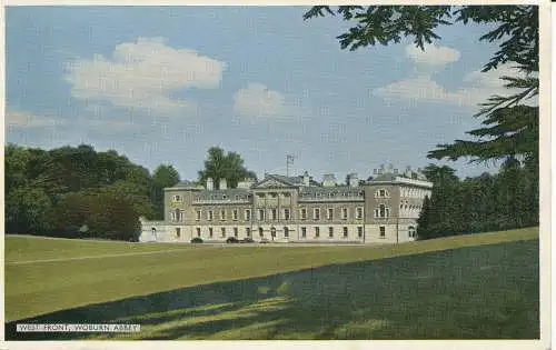 PC30666 Westfront. Woburn Abbey. Dennis. Neue Farbe. Nr. W.3402