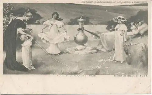 PC23673 Alles in einer Gartenmesse. Maude Goodman. S. Hildesheimer. Nr. 5085. 1904