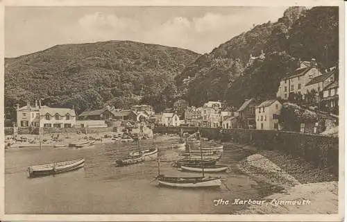 PC28747 Der Hafen. Lynmouth. M. und L. National