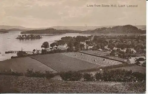 PC25450 Luss von Stone Hill. Loch Lomond. Valentinstag. Nr. 21282