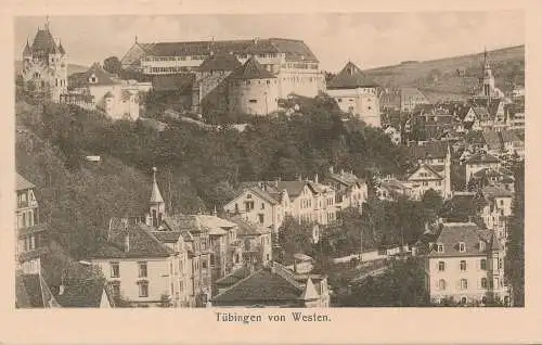 PC30438 Tübingen von Westen. Eigentum v. Fritz Schimpf. Nr. 1409