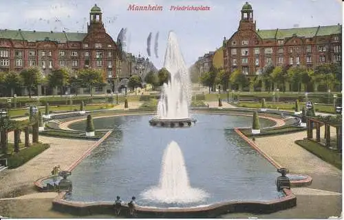 PC28338 Mannheim. Friedrichsplatz. Nr. 34194. 1935