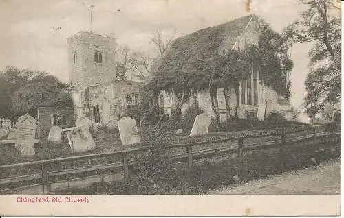 PC30711 Chingford Old Church. 1905