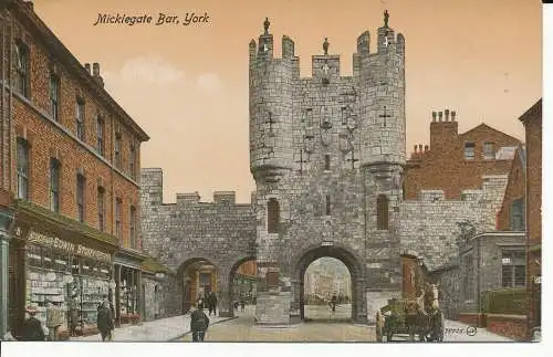 PC25349 Micklegate Bar. York. Valentinstag. Nr 75725