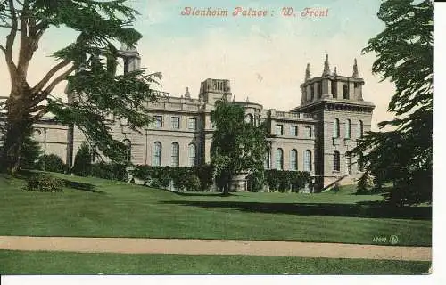 PC25270 Schloss Blenheim. W. Vorderseite. Valentinstag. Nr. 49069. 1909