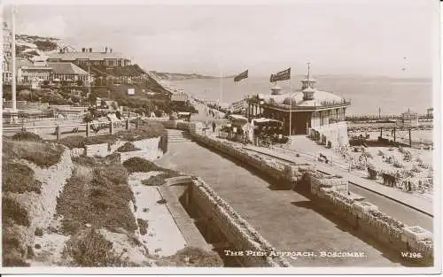 PC26863 The Pier Approach. Boscombe. Nr W.196. 1948