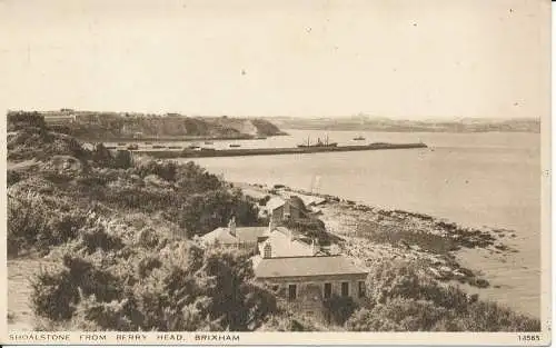 PC30467 Shoalstone von Berry Head. Brixham. Lachs. Nr 14565. 1950