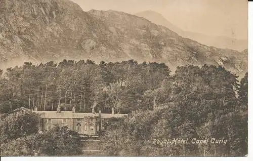 PC25952 Royal Hotel. Capel Curig. Valentinstag. 1923