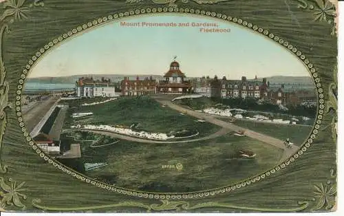 PC23855 Mount Promenade und Gärten. Fleetwood. Valentinstag. 1911