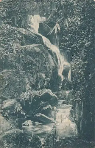 PC30405 Therezopolis. Musso Wasserfall. A. Ribeiro. 1910