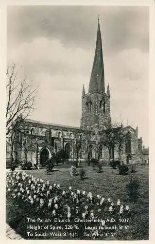 PC26716 Die Pfarrkirche. Chesterfield. Thomas Brayshaw. RP