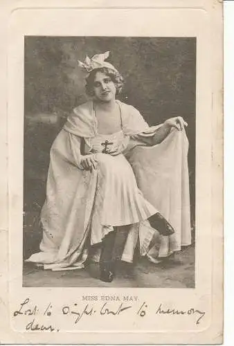 PC26657 Miss Edna May. Schraubenschlüssel. Nr. 1332. 1903