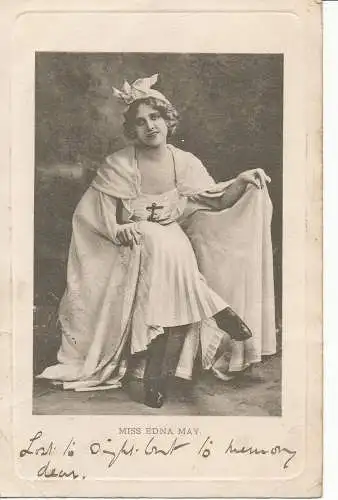 PC26657 Miss Edna May. Schraubenschlüssel. Nr 1332. 1903