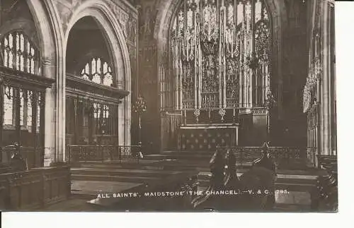 PC30637 All Saints Maidstone. Der Chancel. Y. und C. Nr. 295. 1918