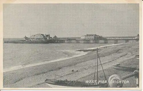 PC26252 West Pier. Brighton. H.J. Ryman