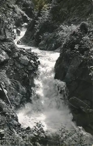 PC30394 Stechelberg im Lauterbrunnental Sefinenschlucht und Wasserfall. Gyger. N