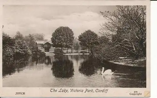 PC30539 Der See. Victoria Park. Clifton. Joyce. Der Tempel. RP. 1913