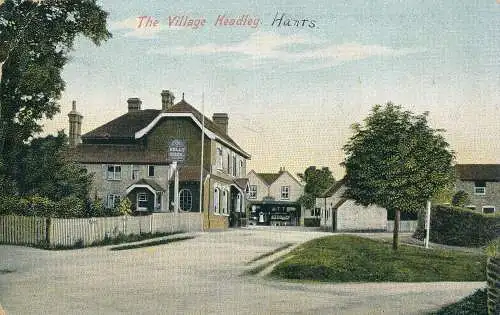 PC26145 The Village Headley. Inge. 1917