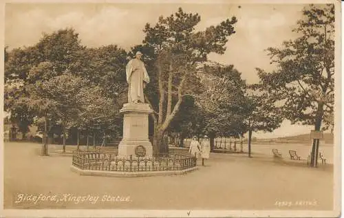 PC28778 Bideford. Kingsley Statue. Frith. Nr. 69329