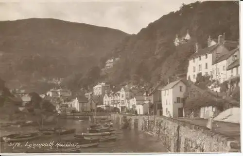 PC28758 Lynmouth Harbour. Süßer. Sonnenschein. Nr 2178. RP