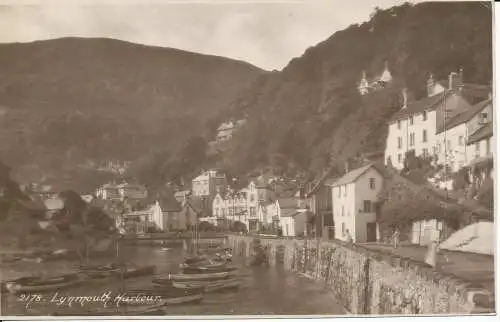 PC28758 Lynmouth Harbour. Sweetman. Sonnenschein. Nr. 2178. RP