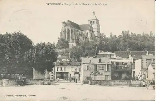 PC32396 Donner. Aufnahmeansicht des Place de la Republique. L. Durand. 1907