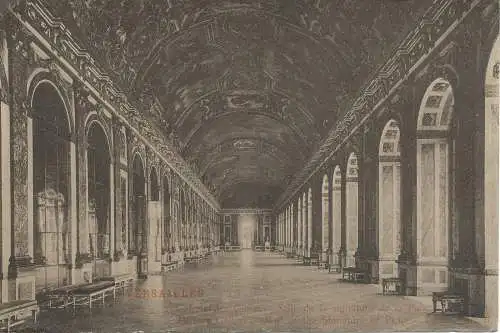 PC28109 Versailles. Spiegelgalerie. Halle der Unterschrift des Friedens