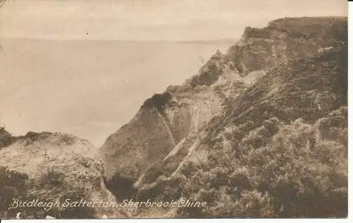 PC25690 Budleigh Salterton. Sherbrook Chine. Frith. 1921