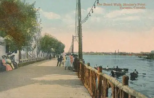 PC30164 The Board Walk. Hanlans Point. Toronto. Kanada. Valentinstag