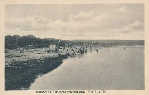 PC30259 Ostseebad Timmendorferstrand. Am Strandde. Julius Simonsen. 1926