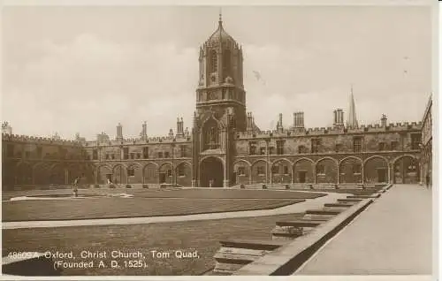 PC26416 Oxford. Christ Church. Tom Quad. Nr. 48609A. RP